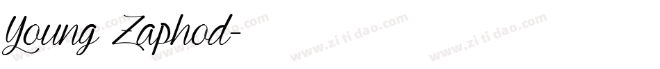 Young Zaphod字体转换